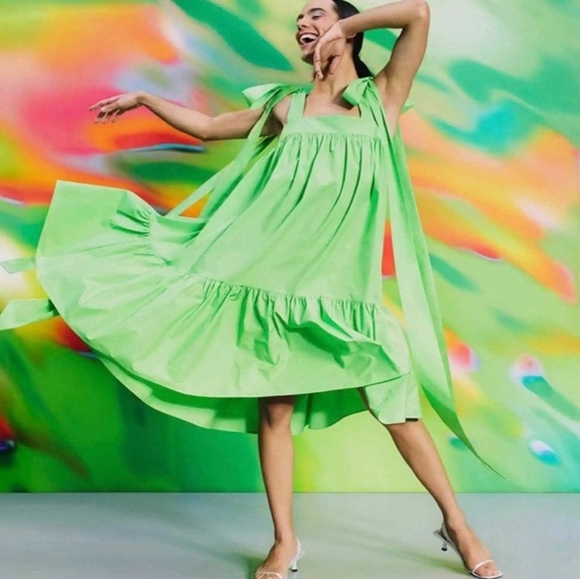 Christopher John Rogers x Target  NWTs Tie Strap High Low Dress - Picture 8 of 8